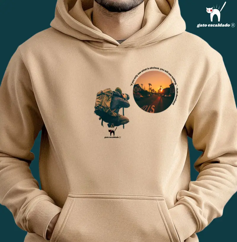 Hoddie Moletom Fotografia é Percepção