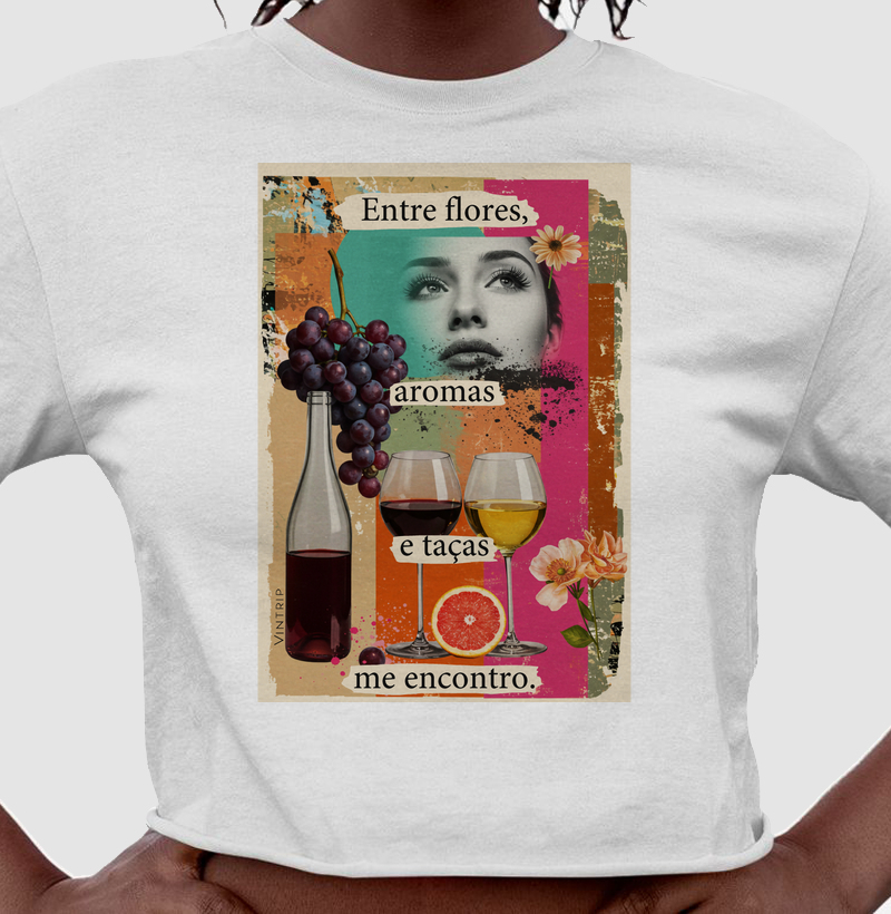 Entre flores , aromas e taças me encontro.