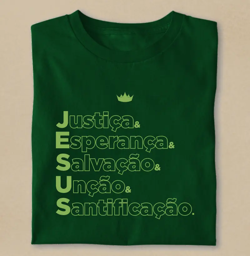 Acrônimo - JESUS - Verde