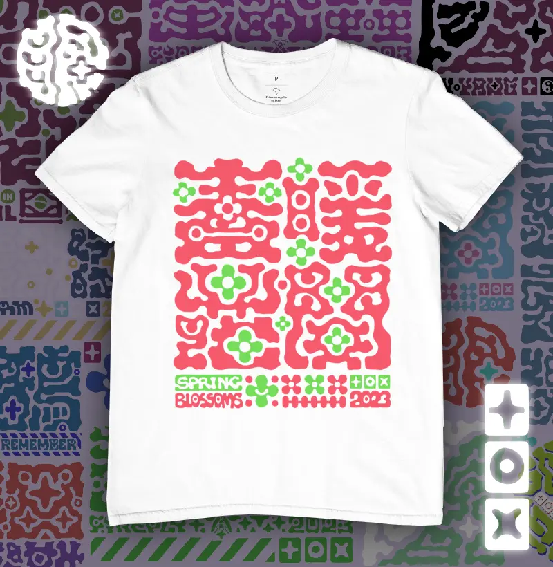 CAMISETA SPRING BLOSSOMS EYE ME