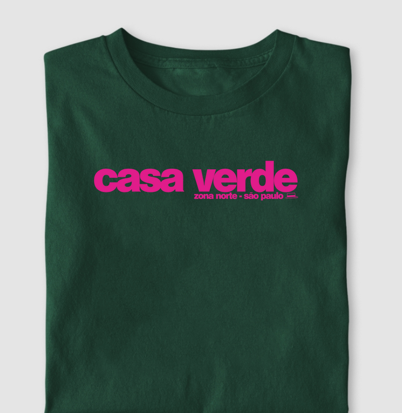 Casa Verde - Verde e Rosa