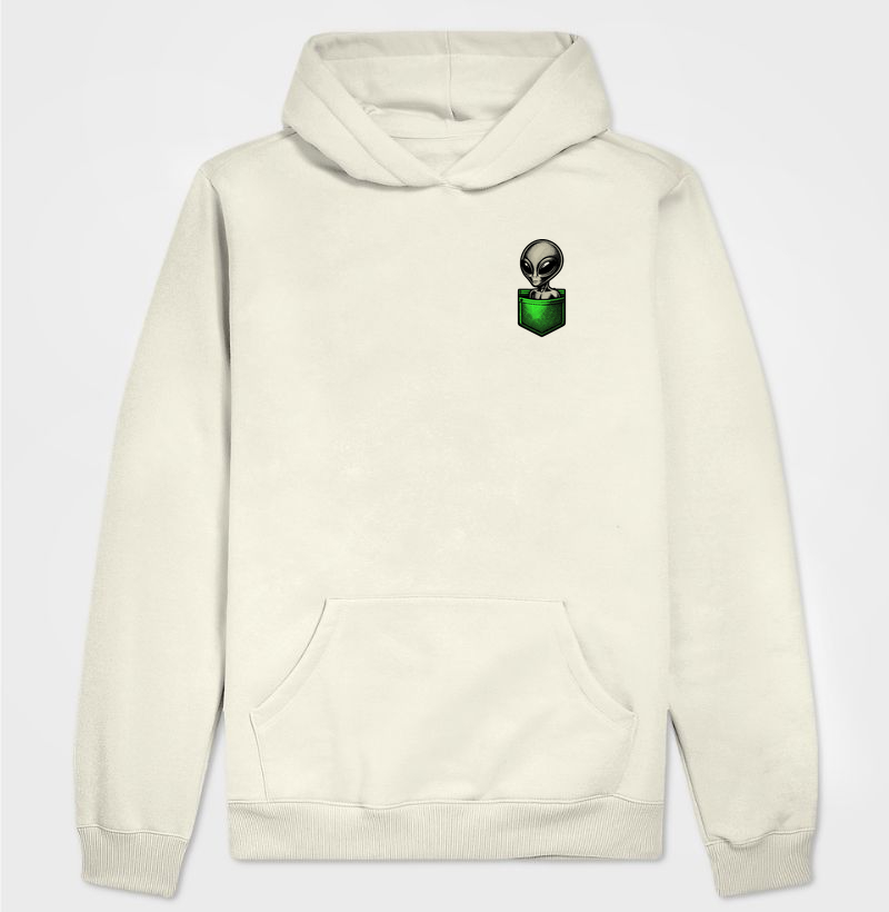 Moletom Canguru - Grey no Bolso