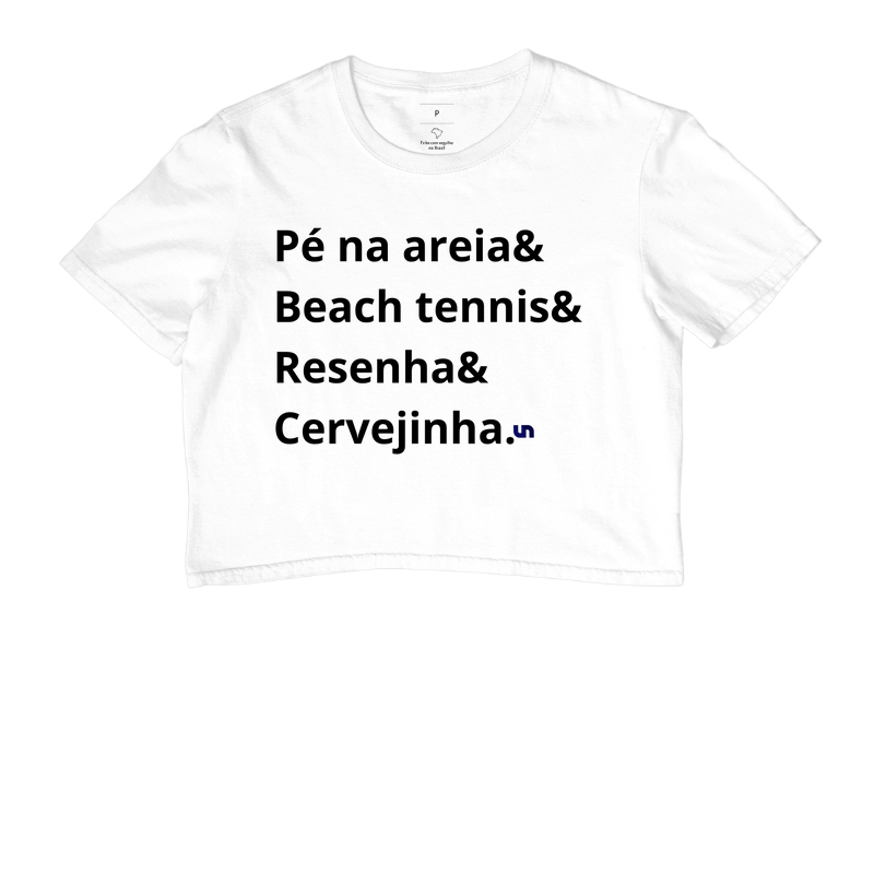 Pé na areia!