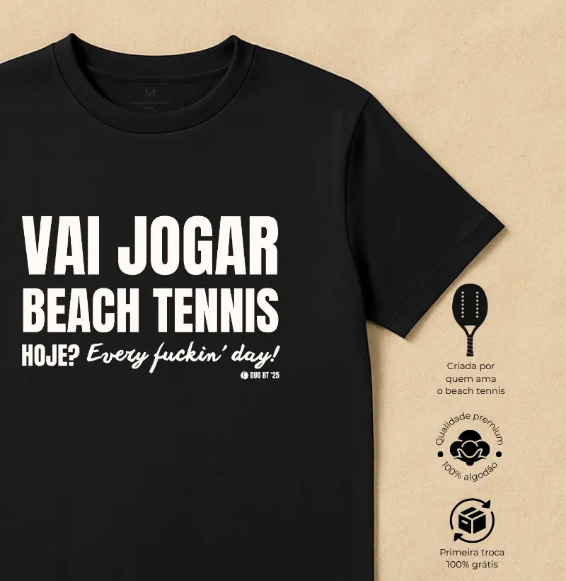 Vai Jogar Beach Tennis Hoje?