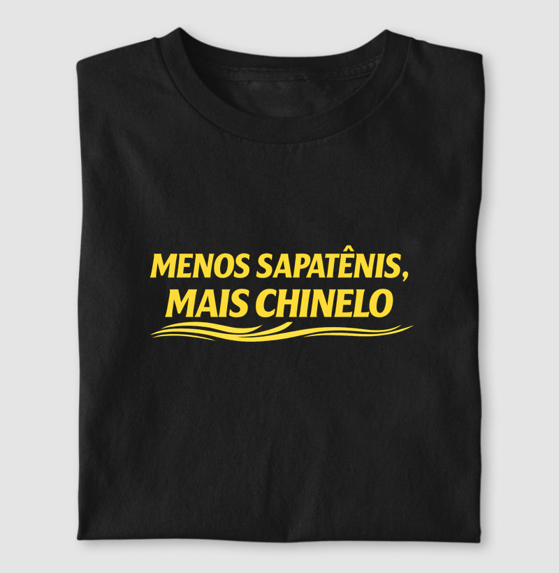 Menos sapatênis, mais chinelo!