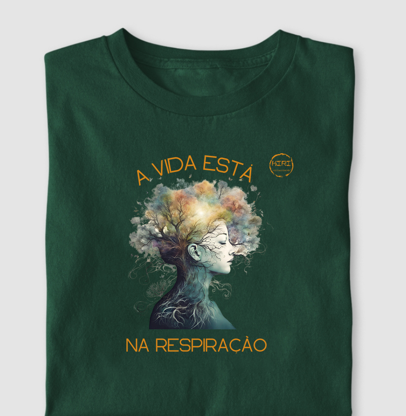 Camiseta KIRI - A Vida está na Respiração