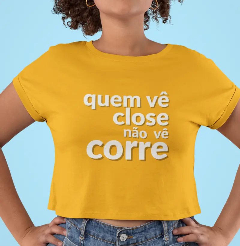 Quem vê close não vê corre