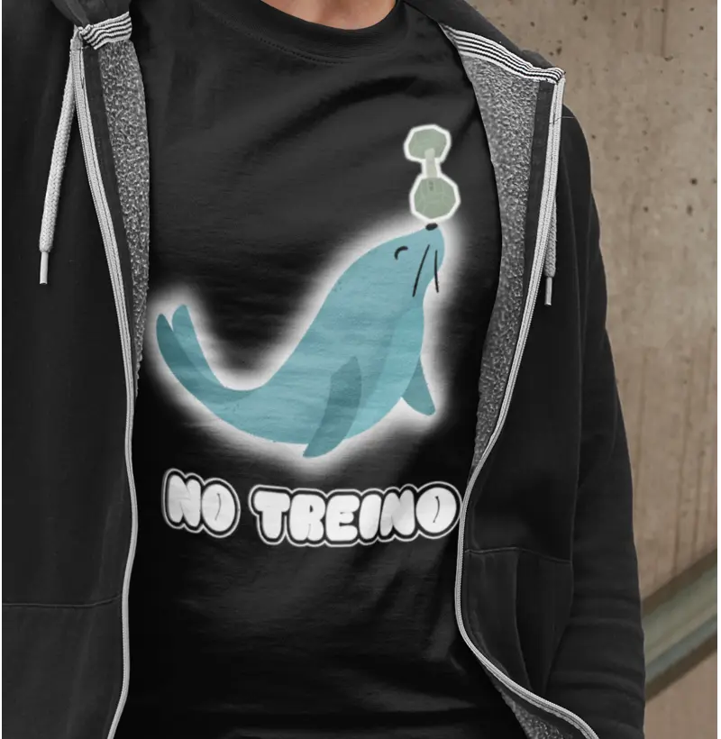 Foca no treino