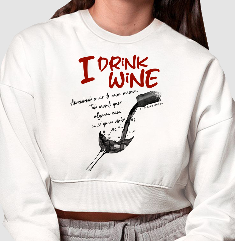 Eu bebo vinho