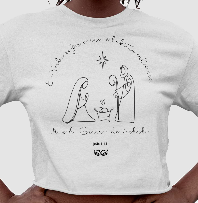 Croped de Natal E o Verbo se fez carne.