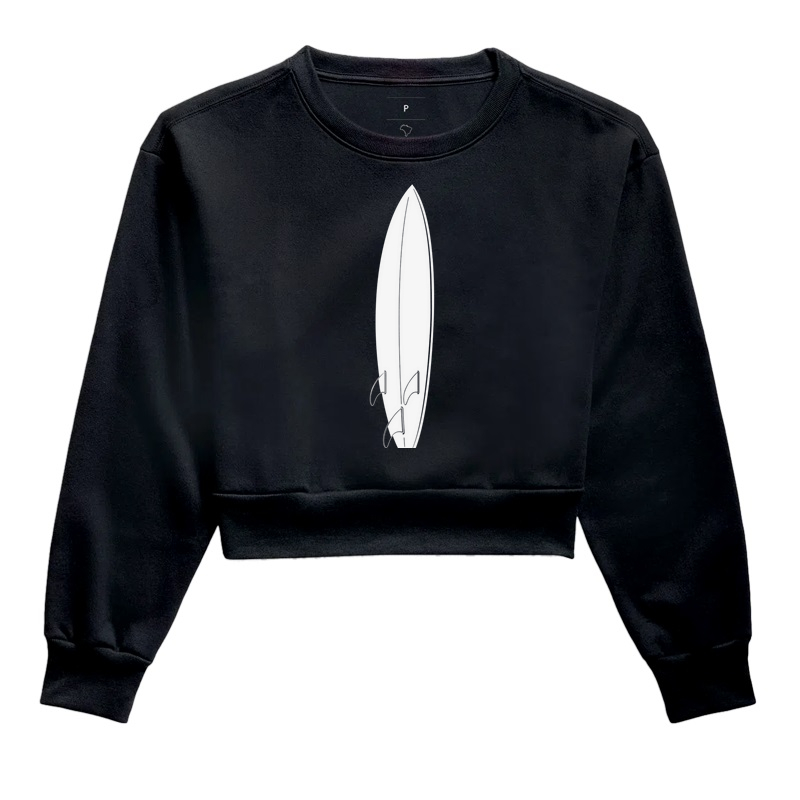 Prancha de Surf - Cropped moletom