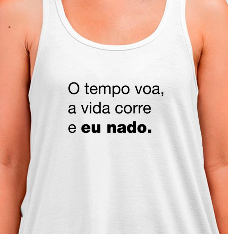 O TEMPO VOA, A VIDA CORRE E EU NADO