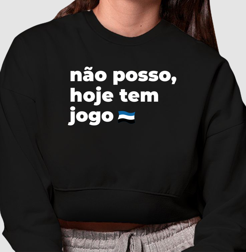 Moletom Cropped Dia de Jogo