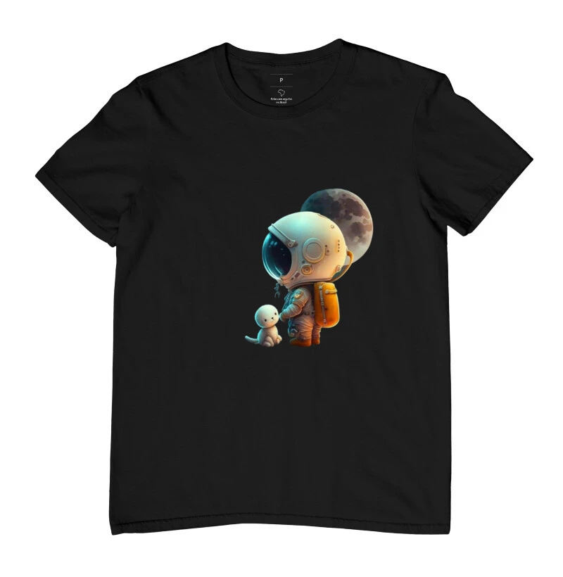 Camiseta masculina astronauta 