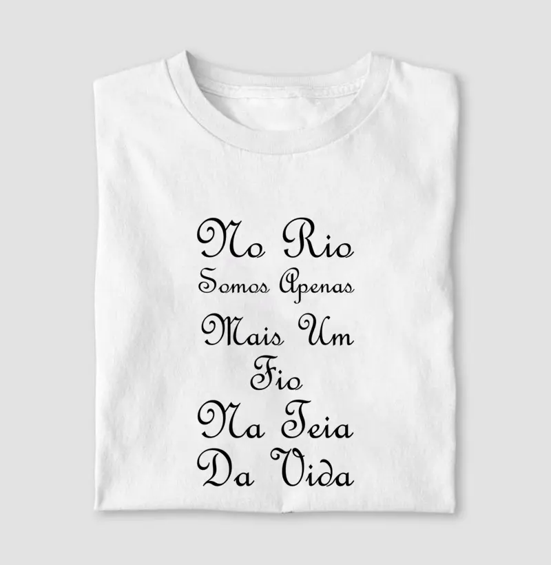 No rio, somos apenas mais um fio na teia da vida