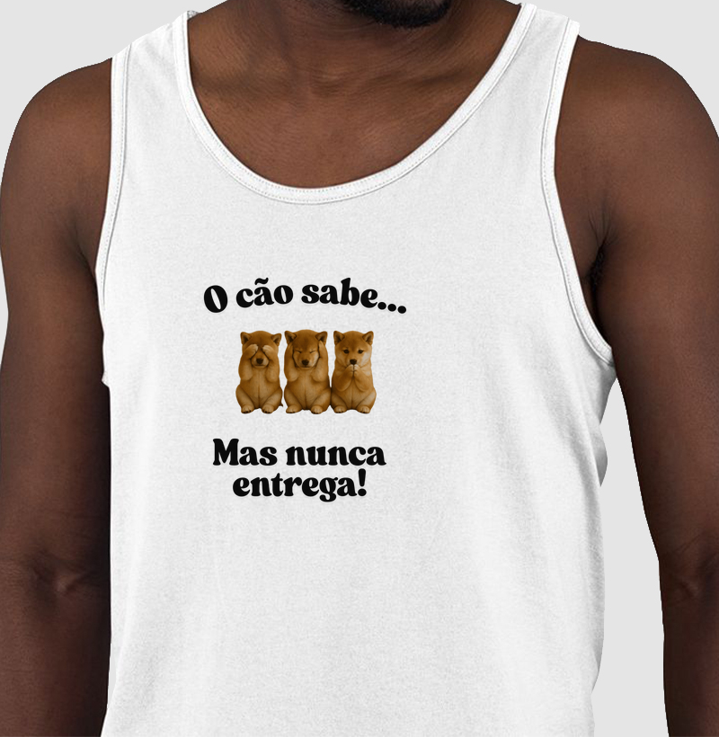 O cão sabe...mas nunca entrega!