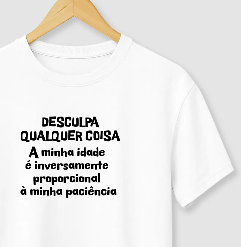 Desculpa qualquer coisa
