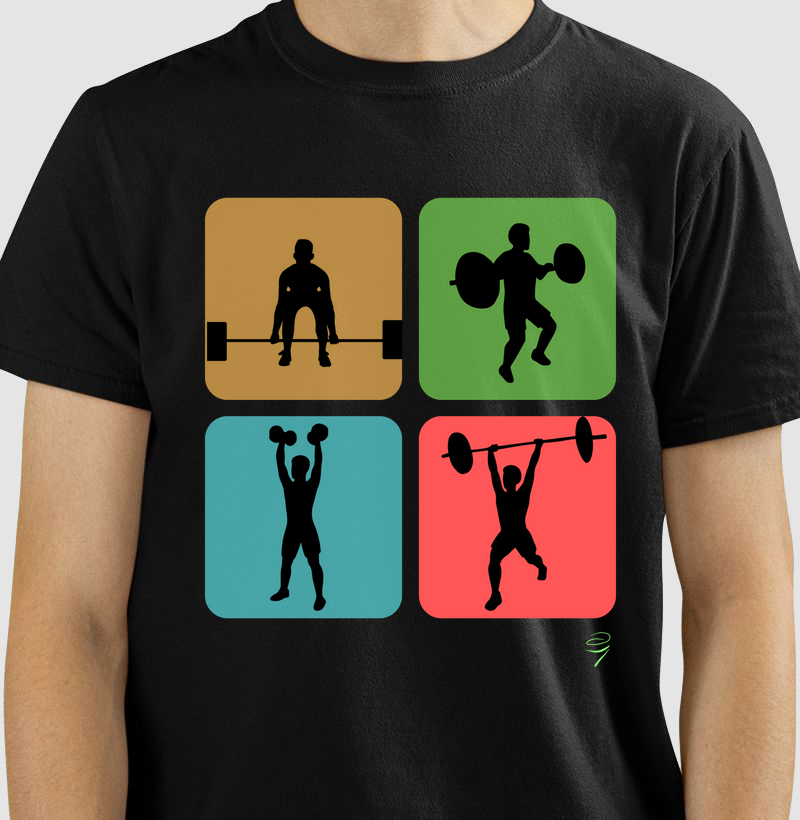 Camiseta Masculina Movimentos CrossFit