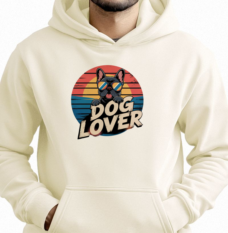 Hoodie Moletom OMD - Dog Lover Sunset