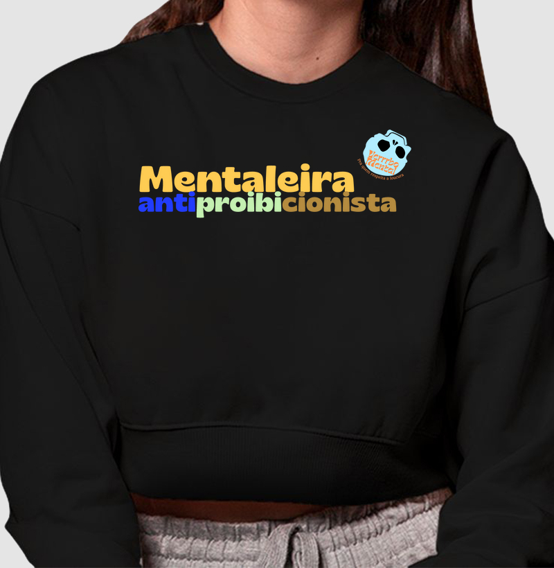 Cropped Mentaleira Antiproibicionista