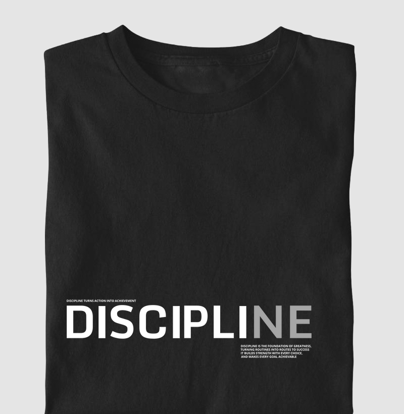 CAMISETA DISCIPLINE