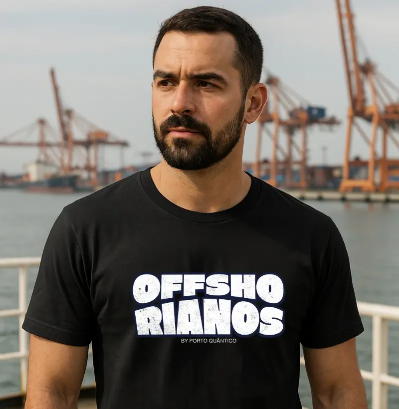 Camiseta Unissex 100% Algodão - Offshorianos Style