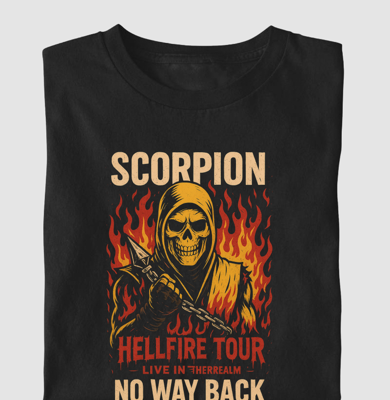 Scorpion Hellfire Mortal Kombat Rock Collection