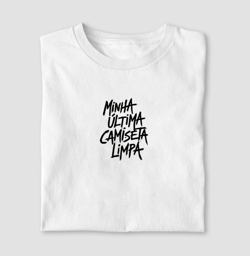 Minha última camiseta limpa