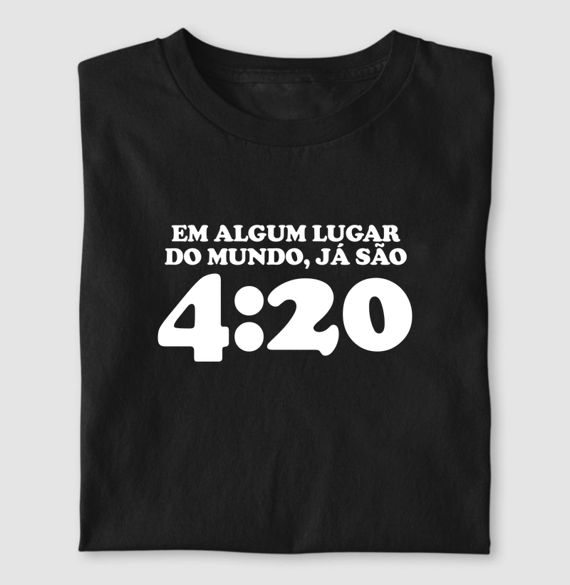 Em algum lugar do mundo já são 4:20