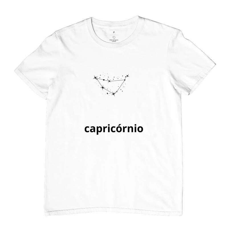 camiseta capricórinio