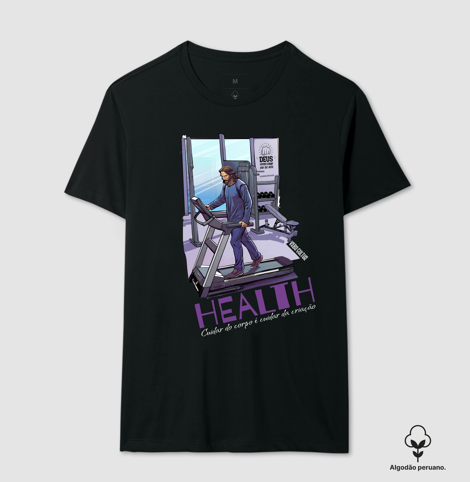 CAMISETA "JESUS NA ACADEMIA"