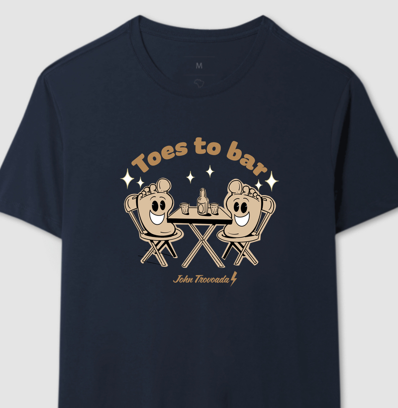 Camiseta Toes to Bar Retro