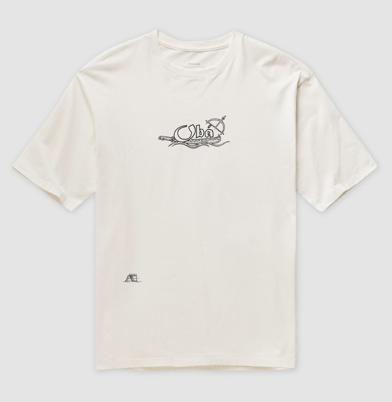 Camiseta Oversize Ferramenta de Obá – A Guerreira Determinada