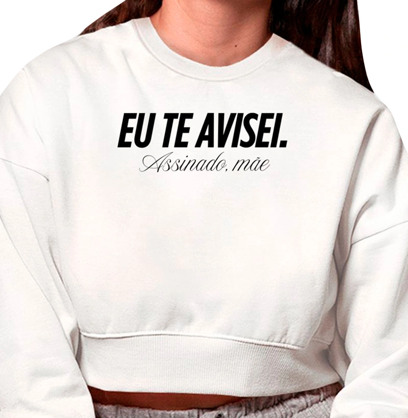 EU TE AVISEI ASSINADO MAE