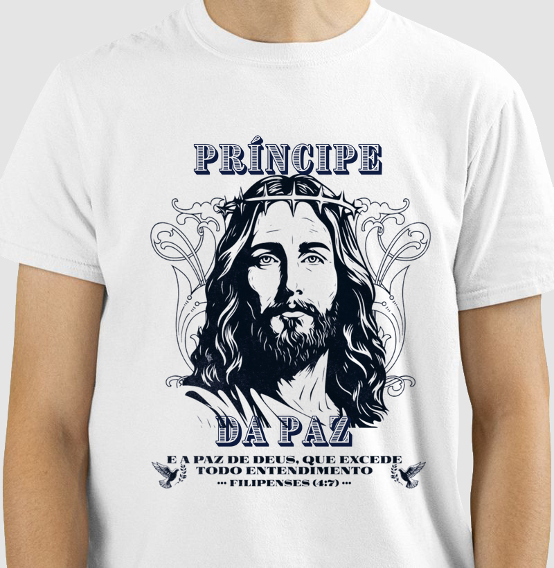 Camiseta "Jesus Príncipe da Paz"