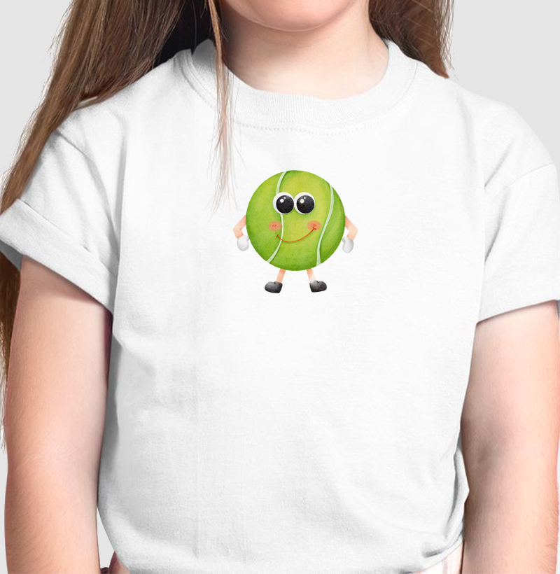Bolinha tenista feliz