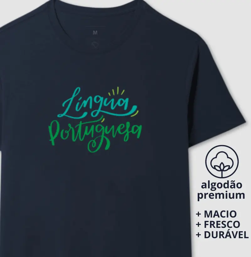 Camiseta Língua Portuguesa