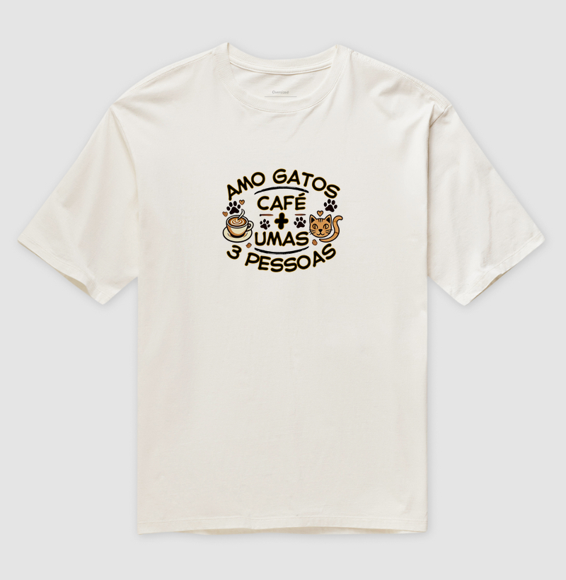 Amo gatos, café e + umas 3 pessoas