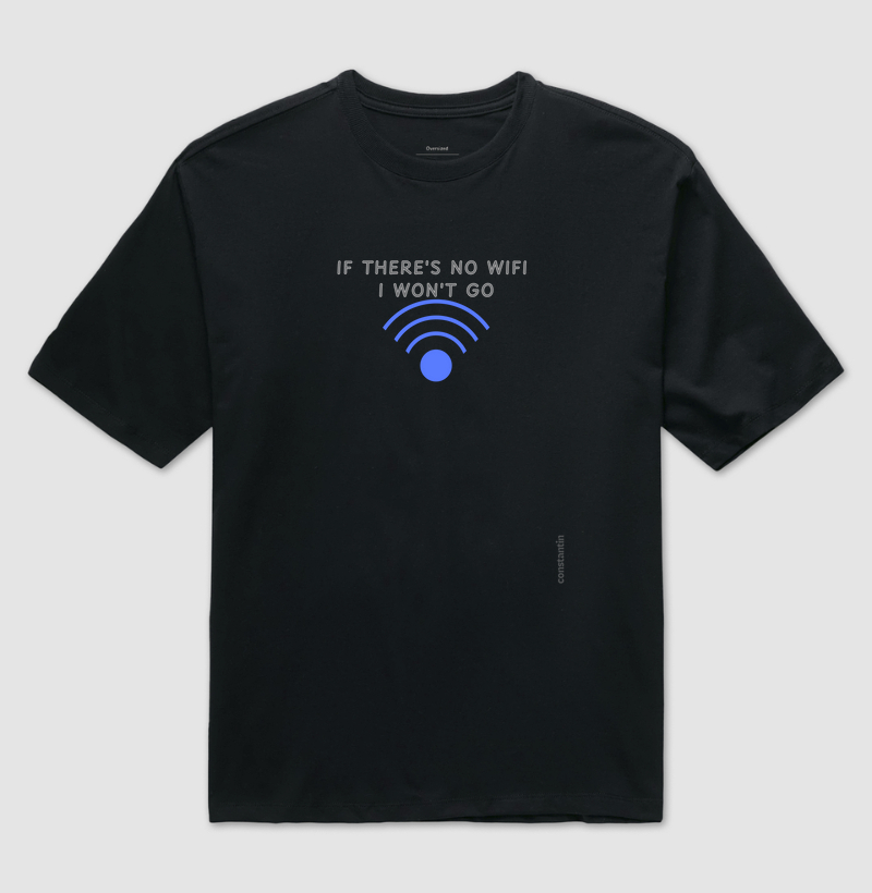 Sem wifi eu não vou