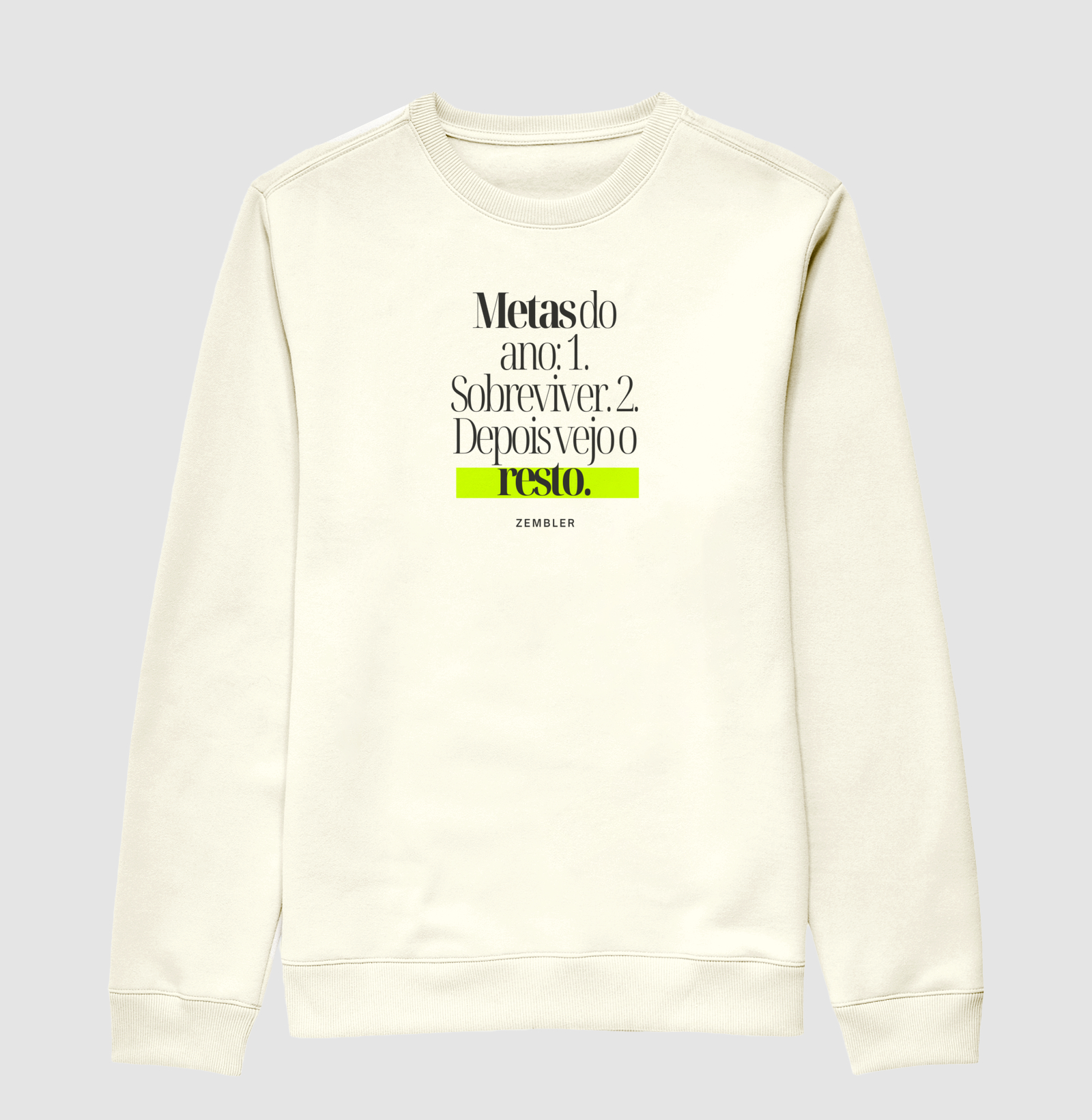 Camisa "Metas do Ano"