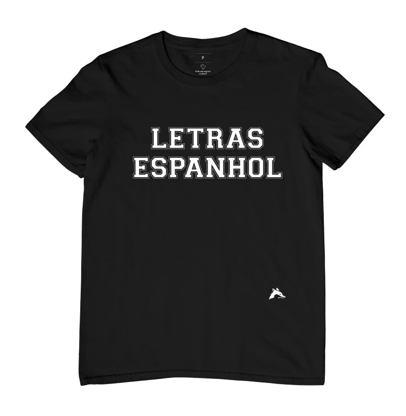 Camiseta Letras Espanhol Classic