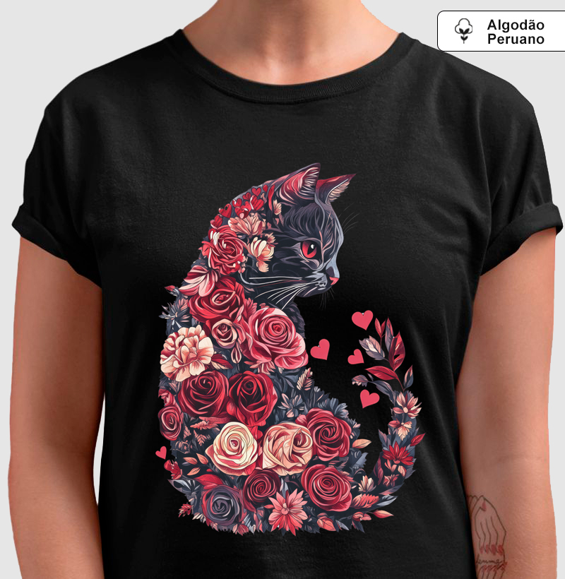 O Gato e as Rosas