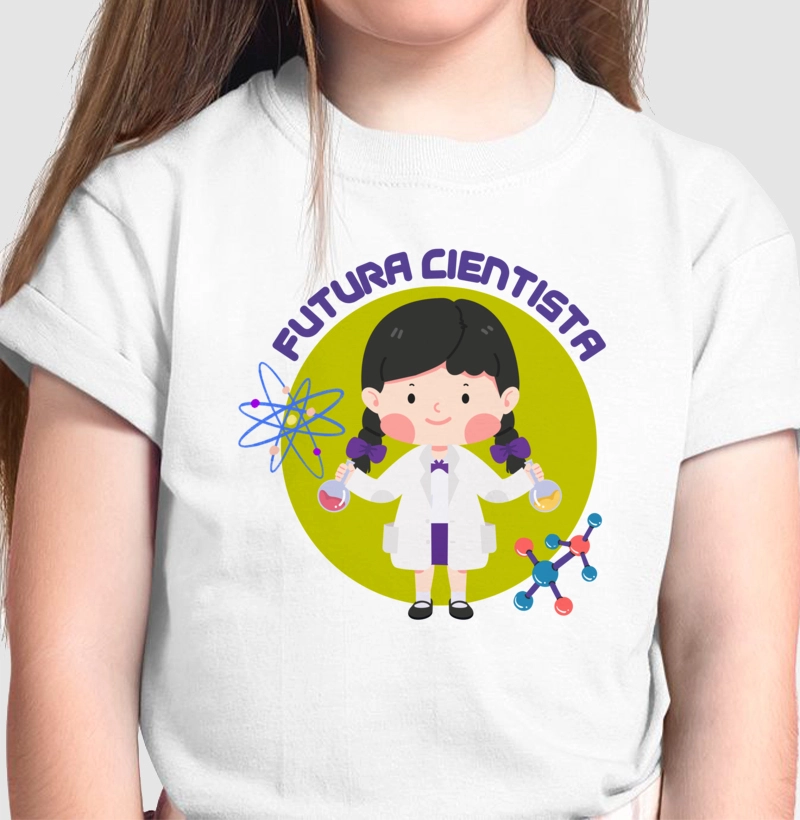 Camiseta 'Futura Cientista'