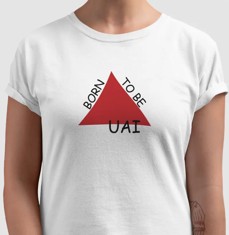 Camiseta feminina Born to be uai
