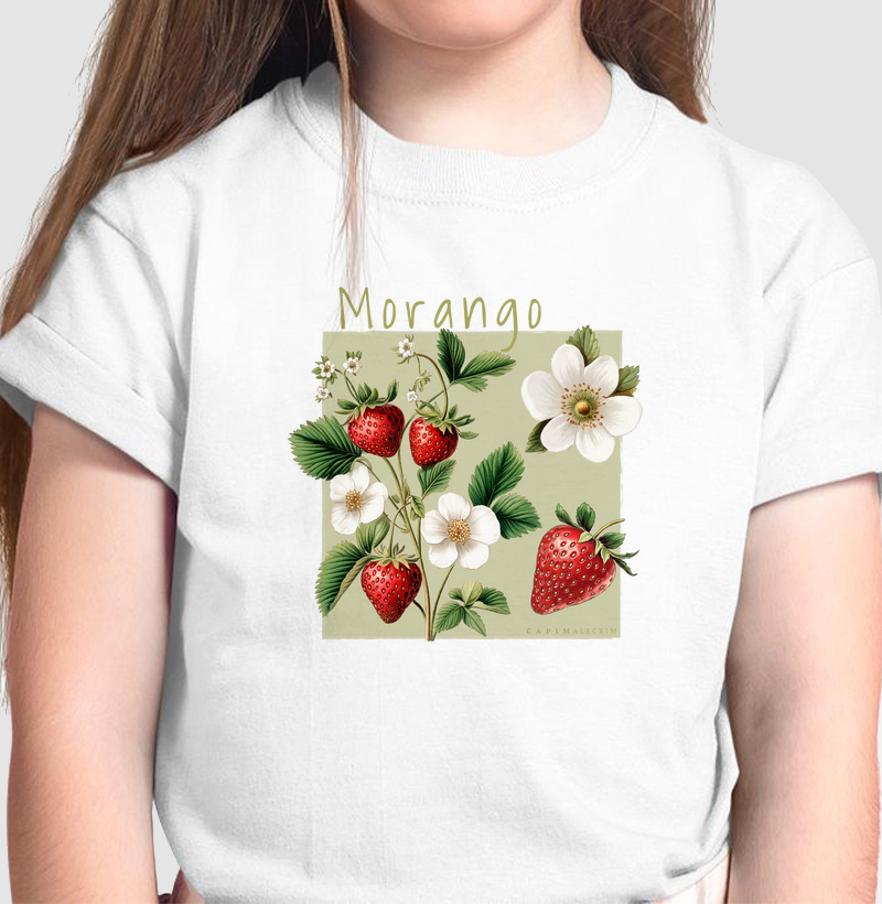 Morangos - Camiseta Infantil