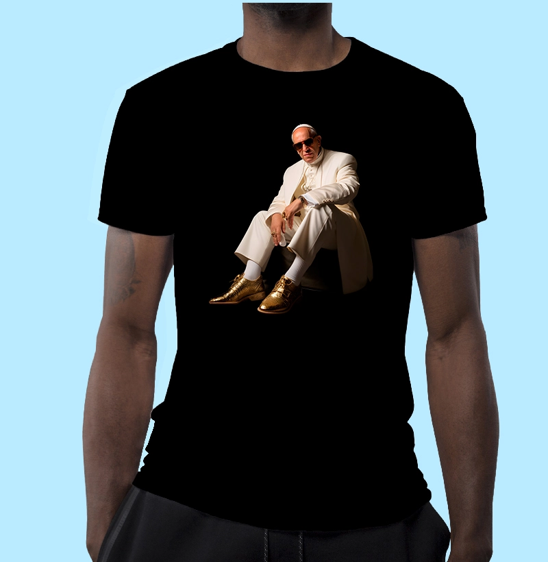 Camisa Papa Francisco - O Papa é Pop