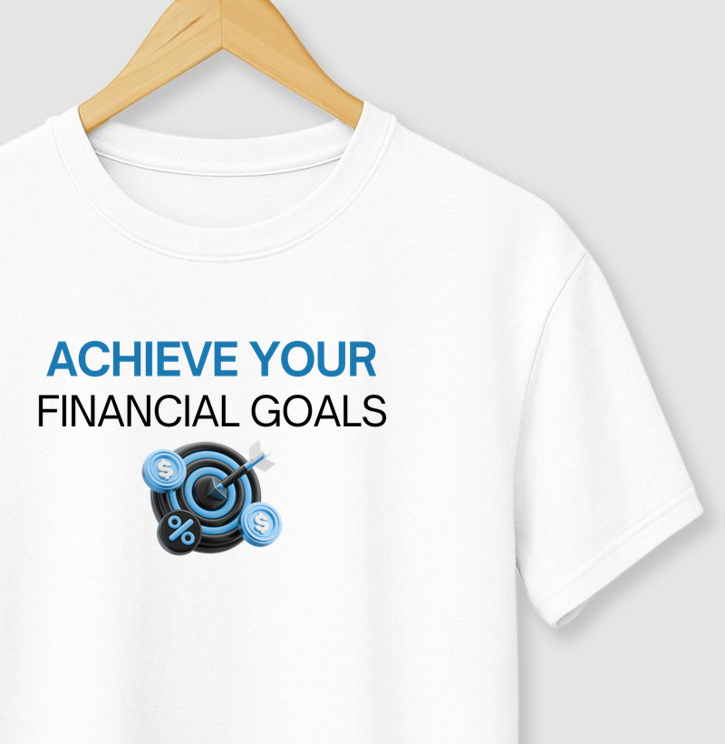 Camiseta Achieve Your Financial Goals