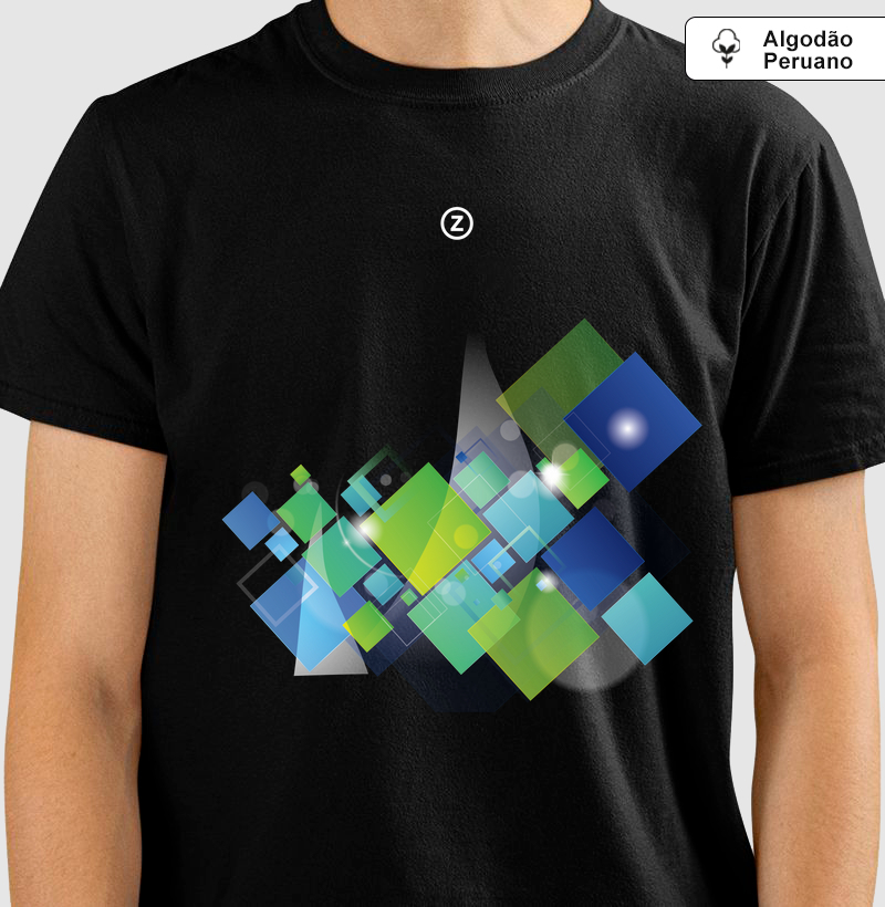 Camiseta quadrados - ZAIRE Brasil