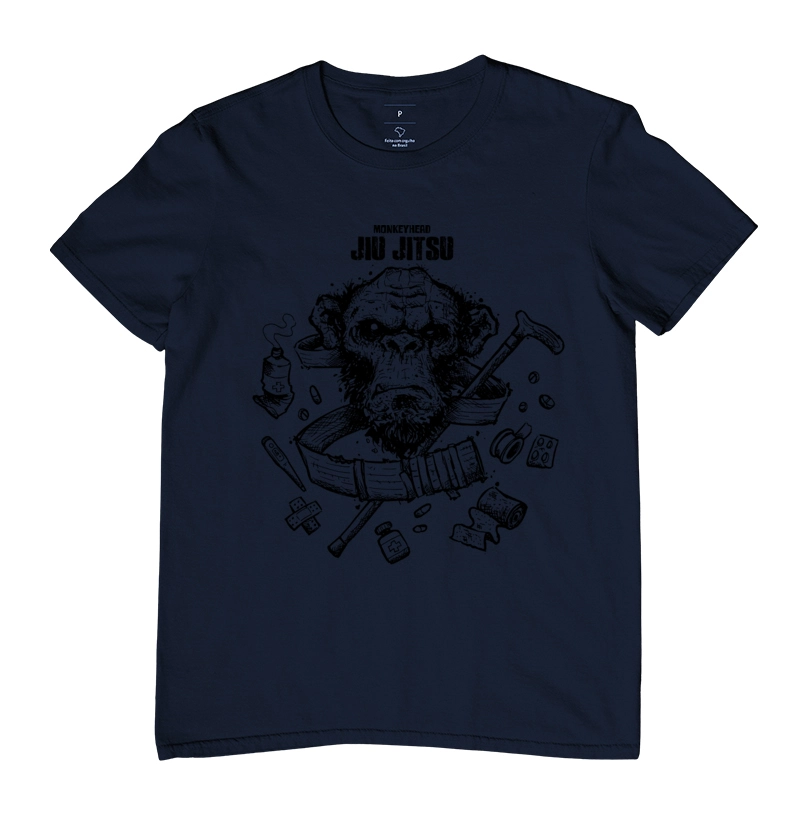 Camiseta MonkeyHead Jiu-Jitsu Old Scholl
