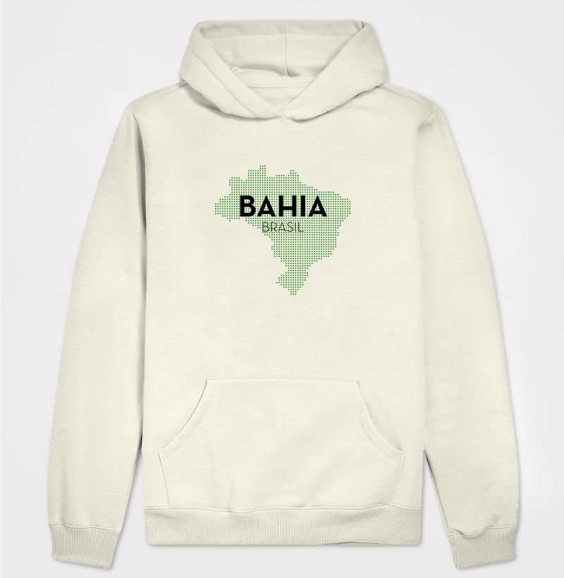 Agasalho de Moletom Bahia Estado Mapa Brasil